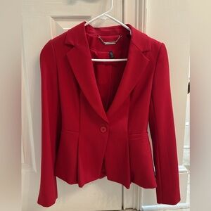 White House Black Market Red Jacket